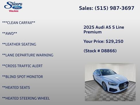 Used 2025 Audi A5 2.0T Premium Plus image 14