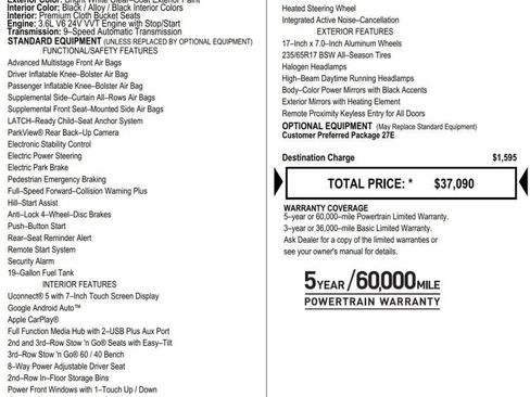 Used 2023 Chrysler Voyager LX FWD image 8
