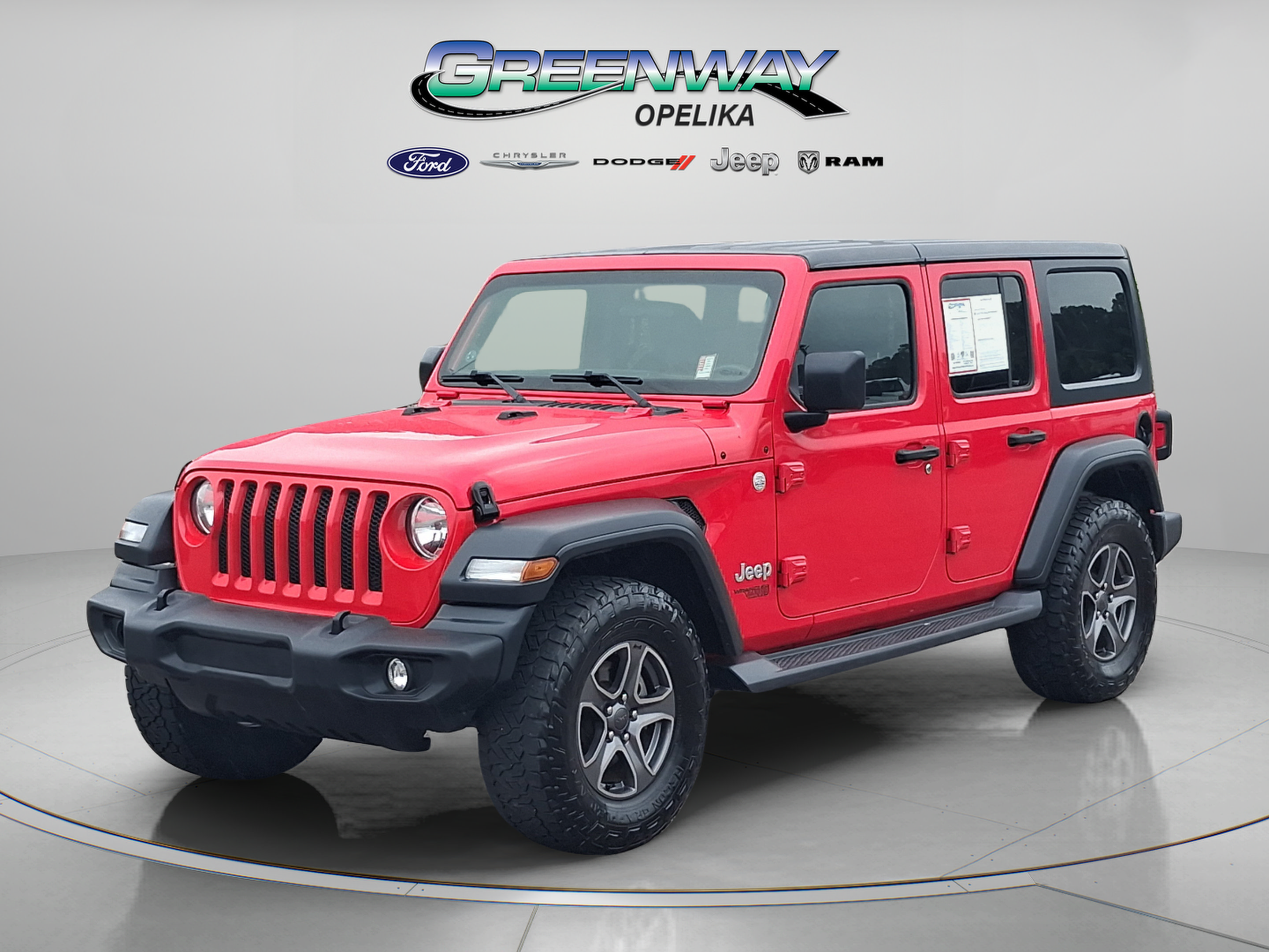 Used 2018 Jeep Wrangler Unlimited Sport S AWD/4WD image 3