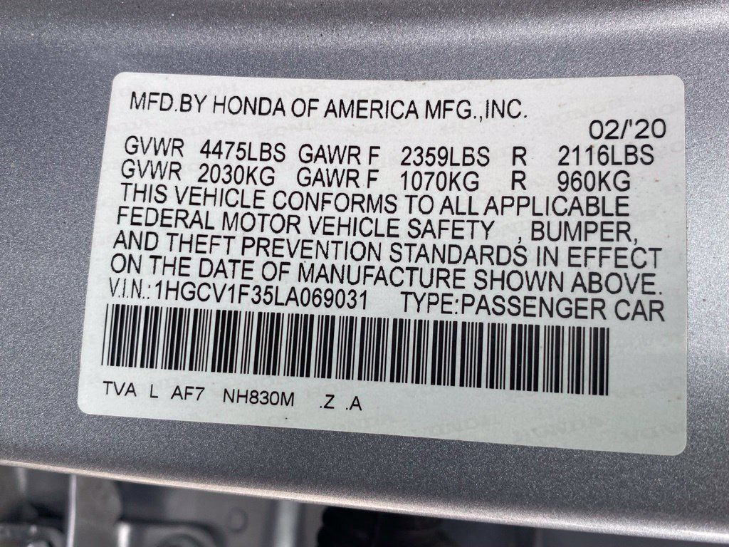 Used 2020 Honda Accord Sport image 21