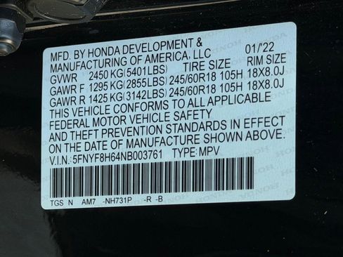 Used 2022 Honda Passport TrailSport image 21