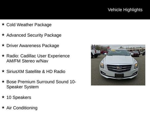 Used 2018 Cadillac ATS Luxury w/ Safety and Security Package image 12