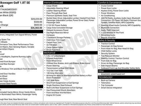 Used 2016 Volkswagen Golf SE image 32