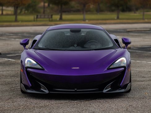 Used 2019 McLaren 600LT Rare MSO Mauvine Blue Tons of image 16