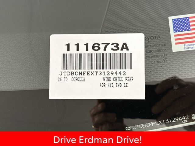 Certified 2026 Toyota Corolla LE w/ LE Premium Package FWD image 30
