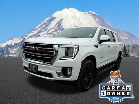 Used 2021 GMC Yukon XL SLT w/ SLT Premium Package image 1