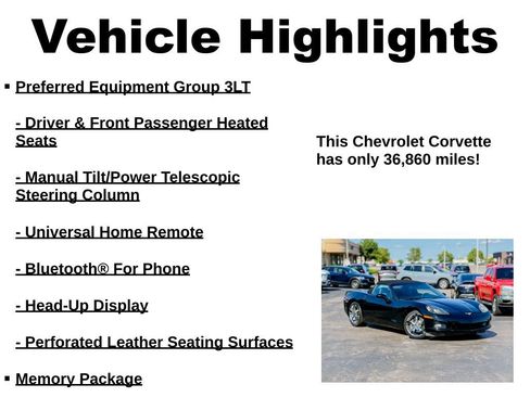 Used 2010 Chevrolet Corvette Convertible w/ Preferred Equipment Group RWD image 32