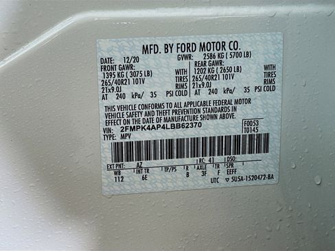 Used 2020 Ford Edge ST w/ Equipment Group 401A image 31