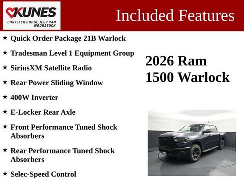 New 2026 RAM 1500 Warlock AWD/4WD image 3