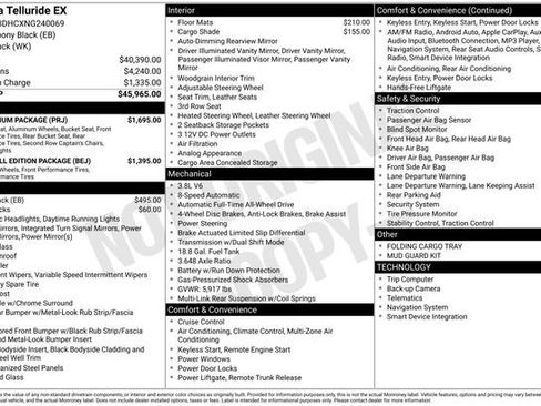 Used 2022 Kia Telluride EX w/ EX Premium Package image 34