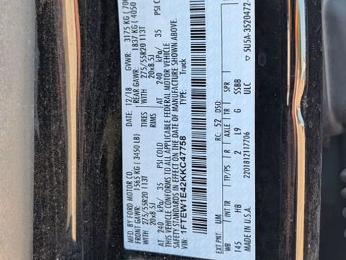 Used 2019 Ford F150 Lariat AWD/4WD image 28