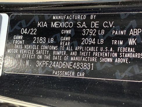 Used 2022 Kia Forte LXS w/ LXS Technology Package FWD image 54