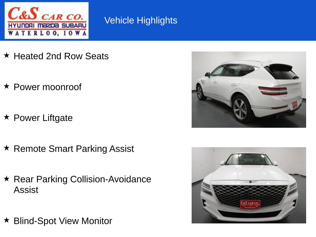 Used 2022 Genesis GV80 3.5T w/ Prestige Package 07 AWD/4WD image 13