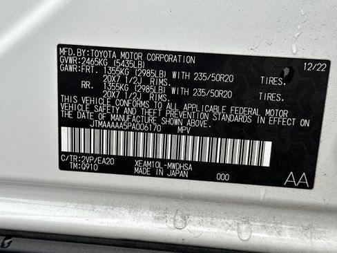 Certified 2023 Toyota bZ4X Limited image 55