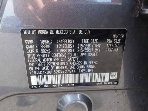 Used 2019 Honda HR-V EX image 18