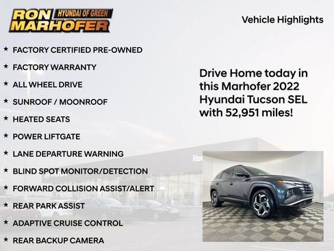 Certified 2022 Hyundai Tucson SEL w/ Convenience Package AWD/4WD image 16