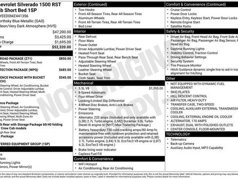 Used 2021 Chevrolet Silverado 1500 RST w/ Z71 Off-Road Package AWD/4WD image 34