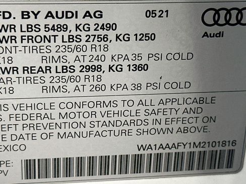 Used 2021 Audi Q5 2.0T Premium w/ Convenience Package AWD/4WD image 23