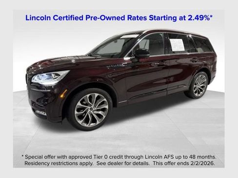 Certified 2023 Lincoln Aviator Grand Touring w/ Equipment Group 301A image 1