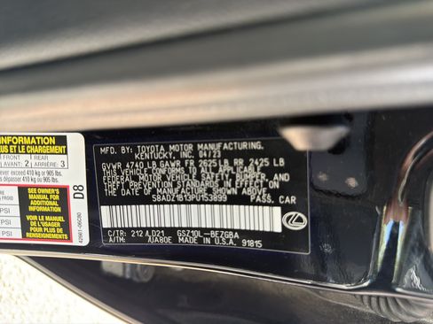 Used 2023 Lexus ES 350 w/ Premium Package FWD image 45
