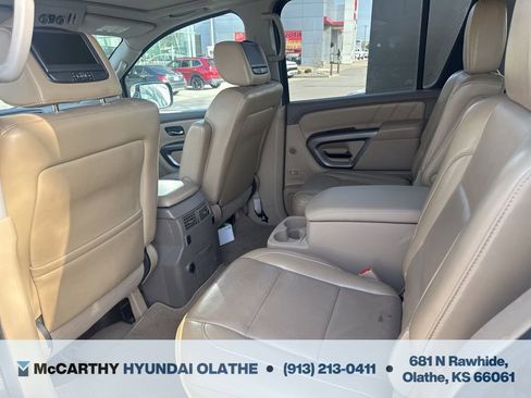 Used 2015 Nissan Armada Platinum w/ 2nd Row Captain Seat Package AWD/4WD image 4