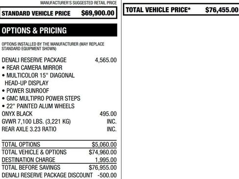 Certified 2024 GMC Sierra 1500 Denali w/ Denali Reserve Package AWD/4WD image 2