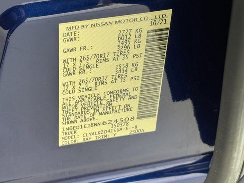 Used 2022 Nissan Frontier Pro-X w/ Pro-X Premium Package image 44