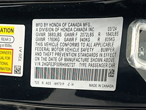 Used 2024 Honda Civic Sport image 29