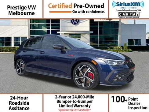 Certified 2024 Volkswagen GTI SE w/ SE Leather Seats Package FWD image 1