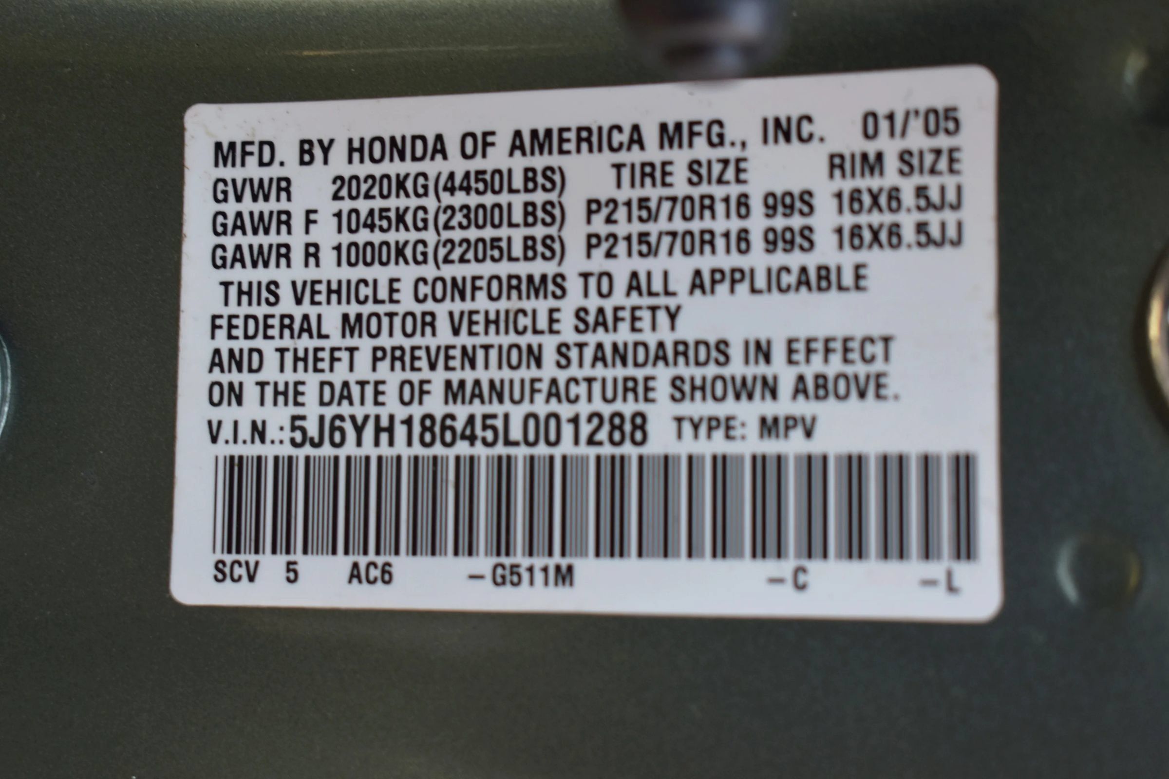 Used 2005 Honda Element EX image 29