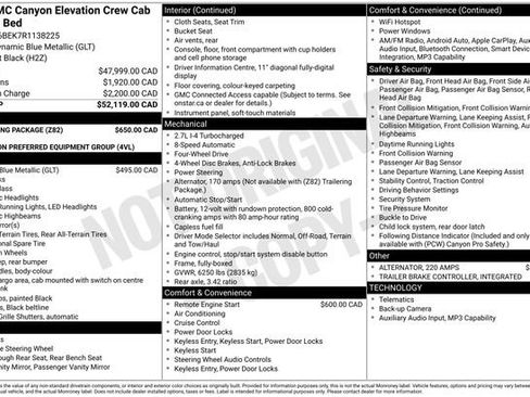 Used 2024 GMC Canyon Elevation w/ Trailering Package AWD/4WD image 1