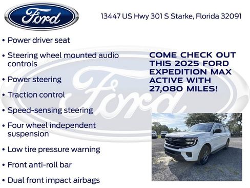 Certified 2025 Ford Expedition Max Active RWD image 22