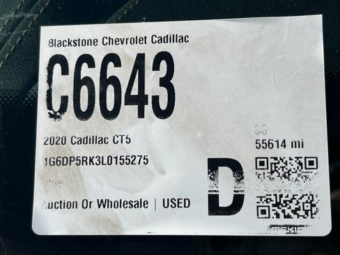 Used 2020 Cadillac CT5 Sport RWD image 3