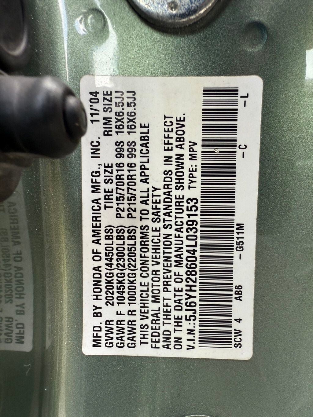 Used 2005 Honda Element LX image 20