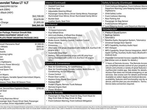 Used 2023 Chevrolet Tahoe LT AWD/4WD image 33