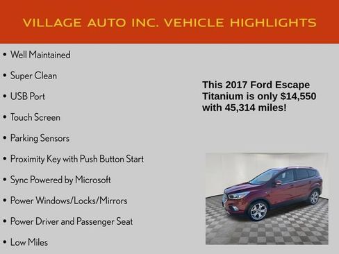 Used 2017 Ford Escape Titanium w/ Equipment Group 301A FWD image 7