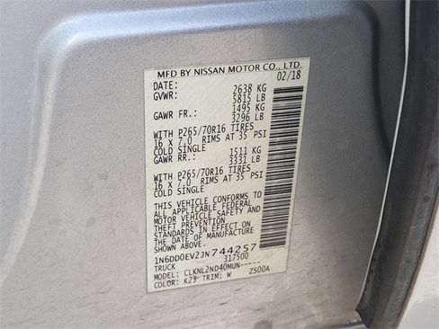 Used 2018 Nissan Frontier SV image 33