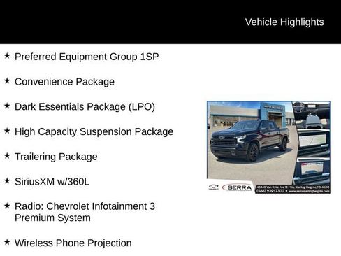 Certified 2023 Chevrolet Silverado 1500 RST w/ LPO, Dark Essentials Package AWD/4WD image 4