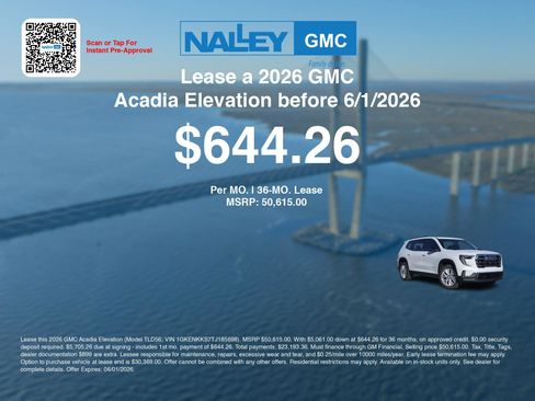 New 2026 GMC Acadia Elevation w/ Elevation Premium Package FWD image 3