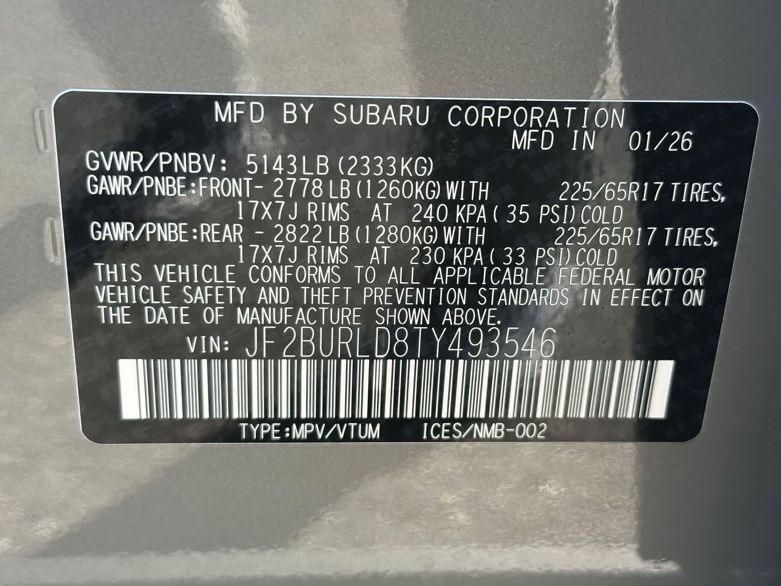 New 2026 Subaru Outback Wilderness AWD/4WD image 29