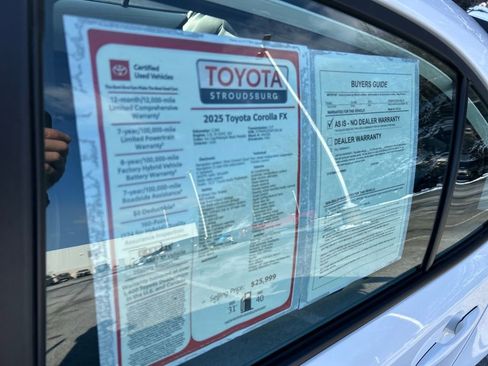 Certified 2025 Toyota Corolla FX image 25