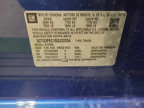 Used 2016 GMC Sierra 1500 Denali w/ Enhanced Driver Alert Package AWD/4WD image 33