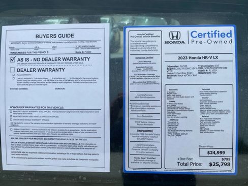 Used 2023 Honda HR-V LX image 37