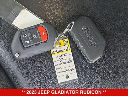 Used 2023 Jeep Gladiator Rubicon w/ LED Lighting Group AWD/4WD image 36