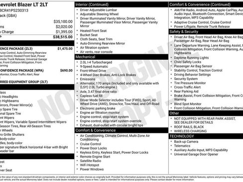 Used 2023 Chevrolet Blazer LT w/ Convenience Package FWD image 24