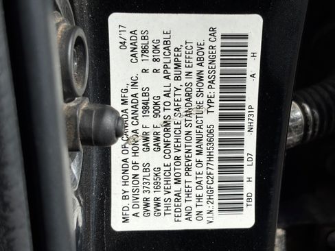 Used 2017 Honda Civic EX image 10