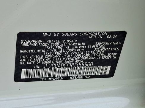 Used 2024 Subaru Crosstrek 2.0i Premium AWD/4WD image 26