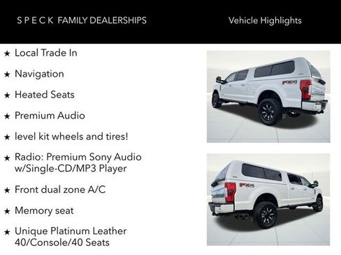 Used 2017 Ford F350 Platinum w/ Platinum Ultimate Package image 12