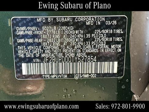Used 2026 Subaru Outback Limited AWD/4WD image 35