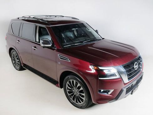 Used 2021 Nissan Armada Platinum w/ Captain's Chairs Package image 31
